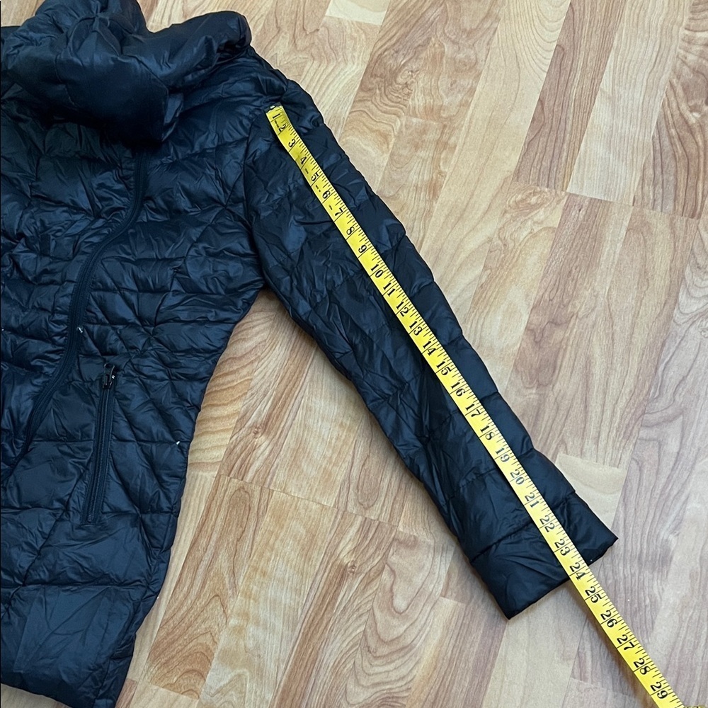 Halogen Black Puffer Down Jacket sz Small - Picture 14 of 14